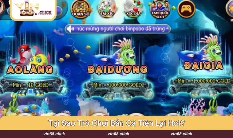 Khám phá lý do bắn cá tiên được nhiều người yêu thích